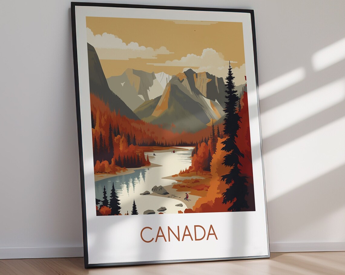 Canada Travel Poster, Art Print for Home Decor - Image 3