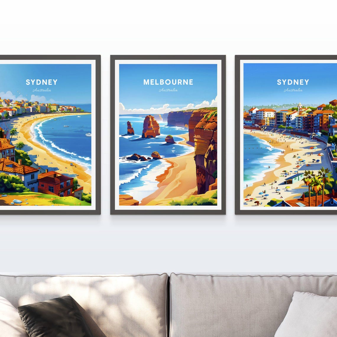 Melbourne Australia Twelve Apostles Great Ocean Road Coast Poster - Image 3