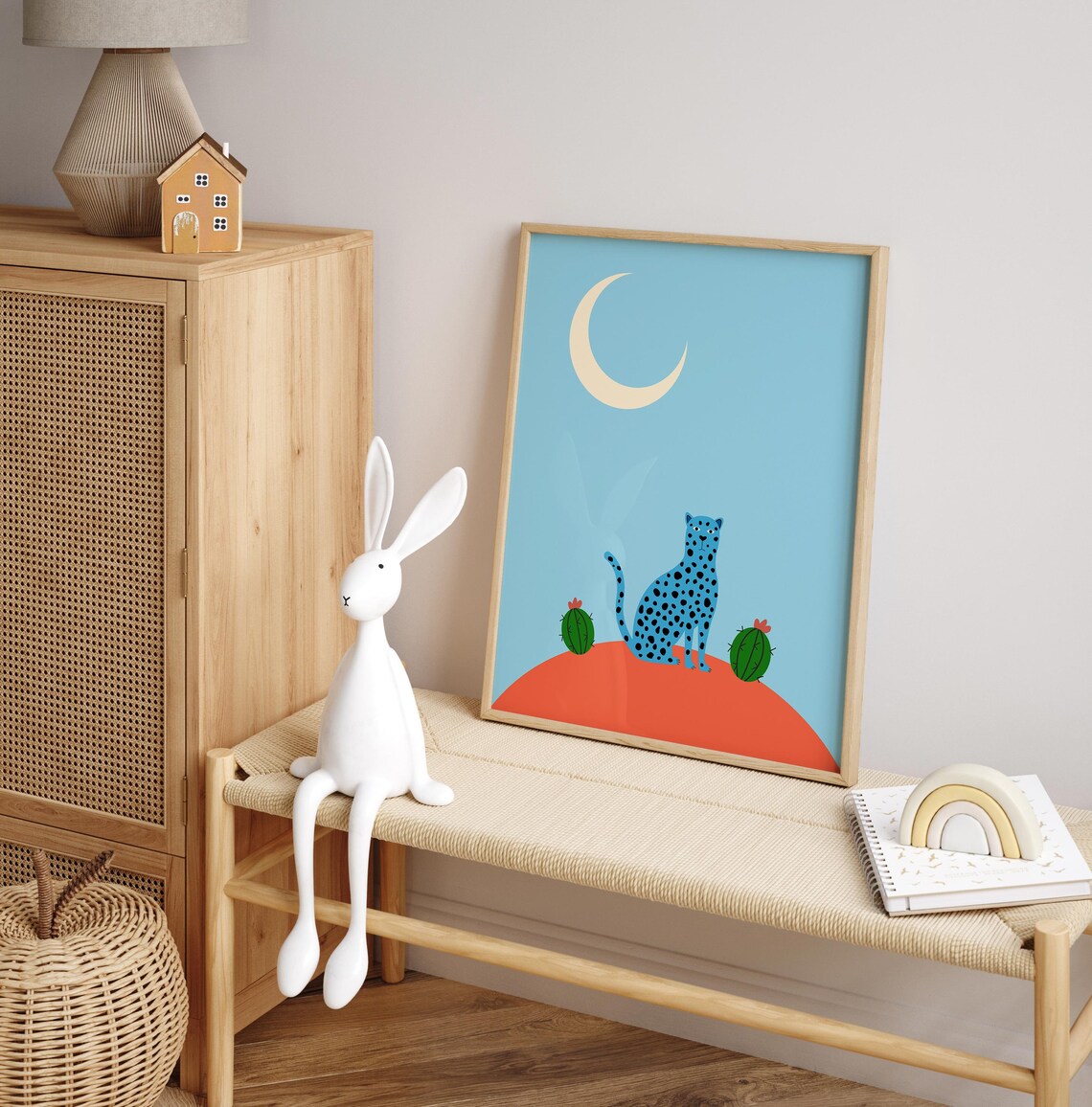 Leopard Poster, Nursery and Kids Room Art Print - Image 3