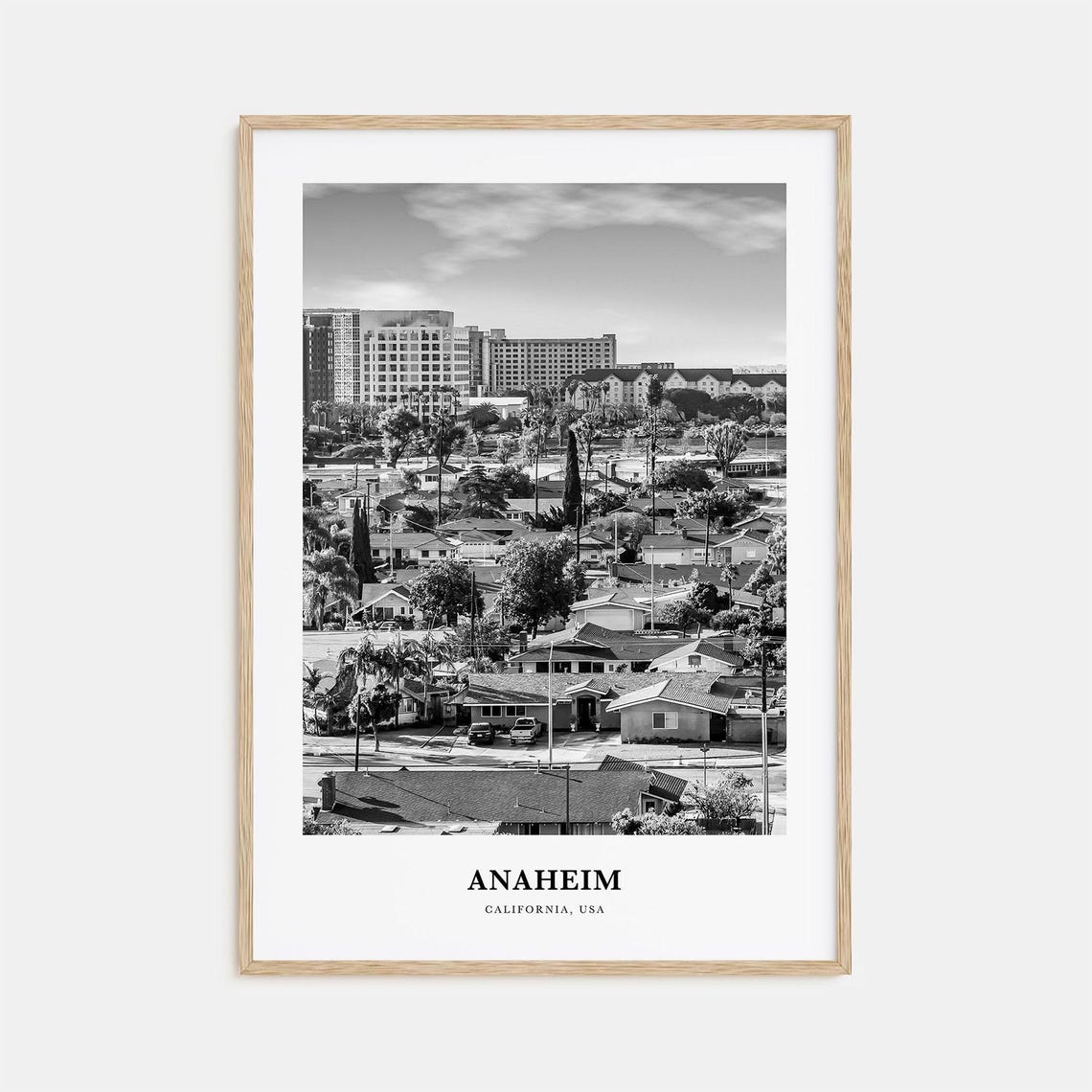 Anaheim Wall Art No 1 Anaheim Wall Decor Anaheim Poster Anaheim Home Decor Anaheim Travel Gift Anaheim Travel Print