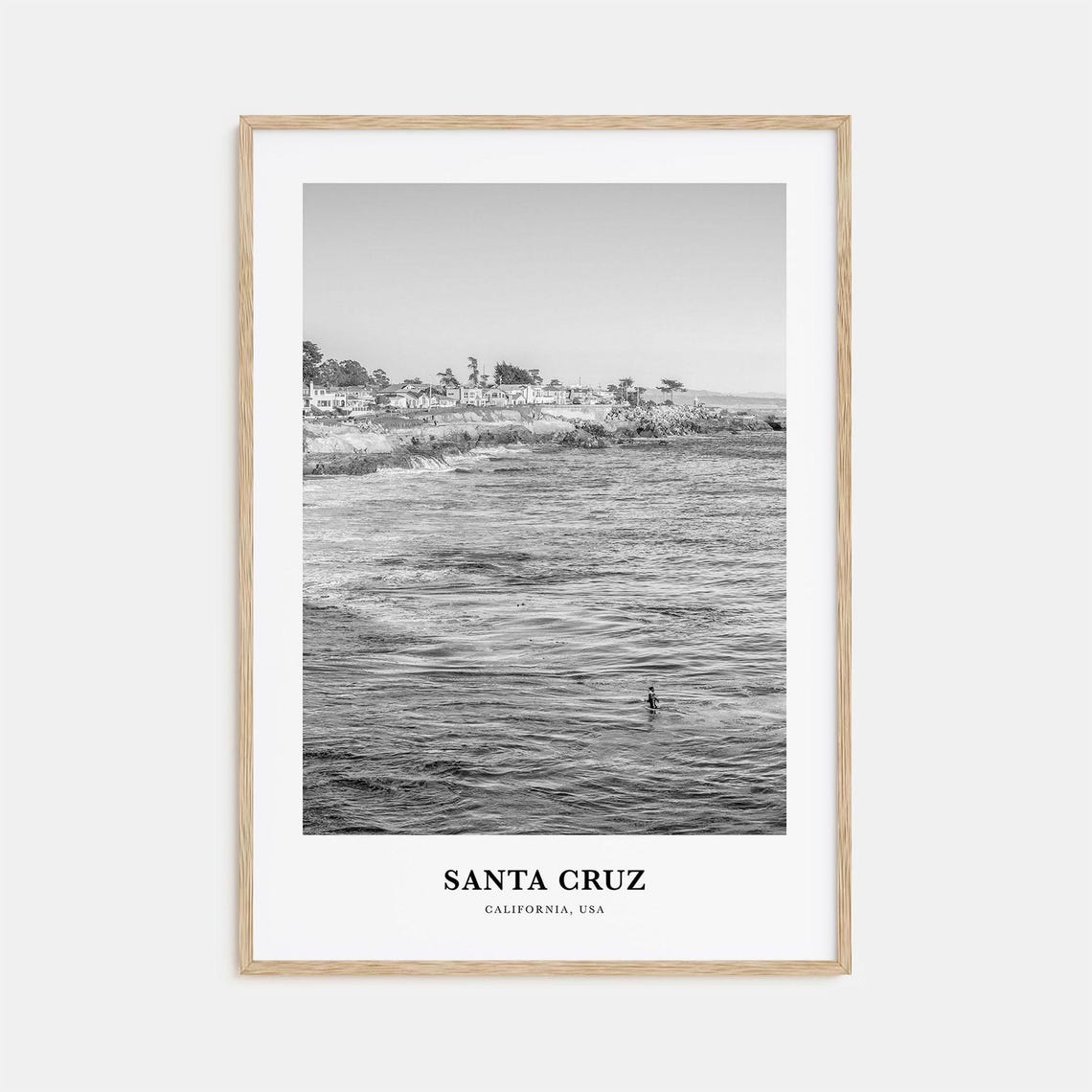 Santa Cruz Wall Art No 2 Santa Cruz Wall Decor Santa Cruz Poster Santa Cruz Home Decor Santa Cruz Travel Gift Santa Cruz Travel Print