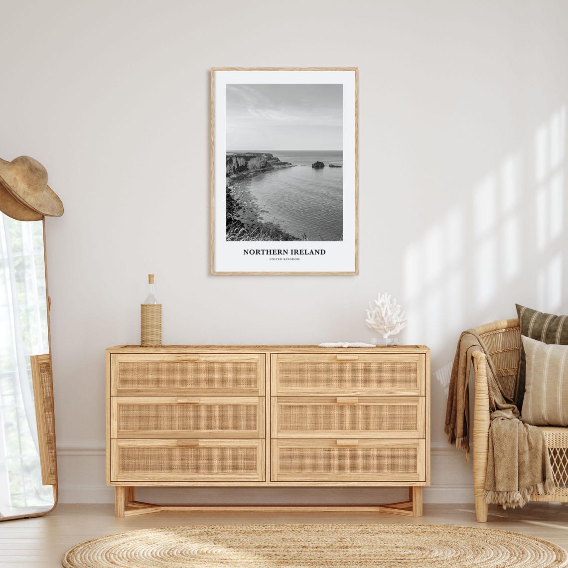 Northern Ireland Wall Art Northern Ireland Wall Decor Northern Ireland Poster Northern Ireland Home Decor Northern Ireland Travel Gift - Image 3