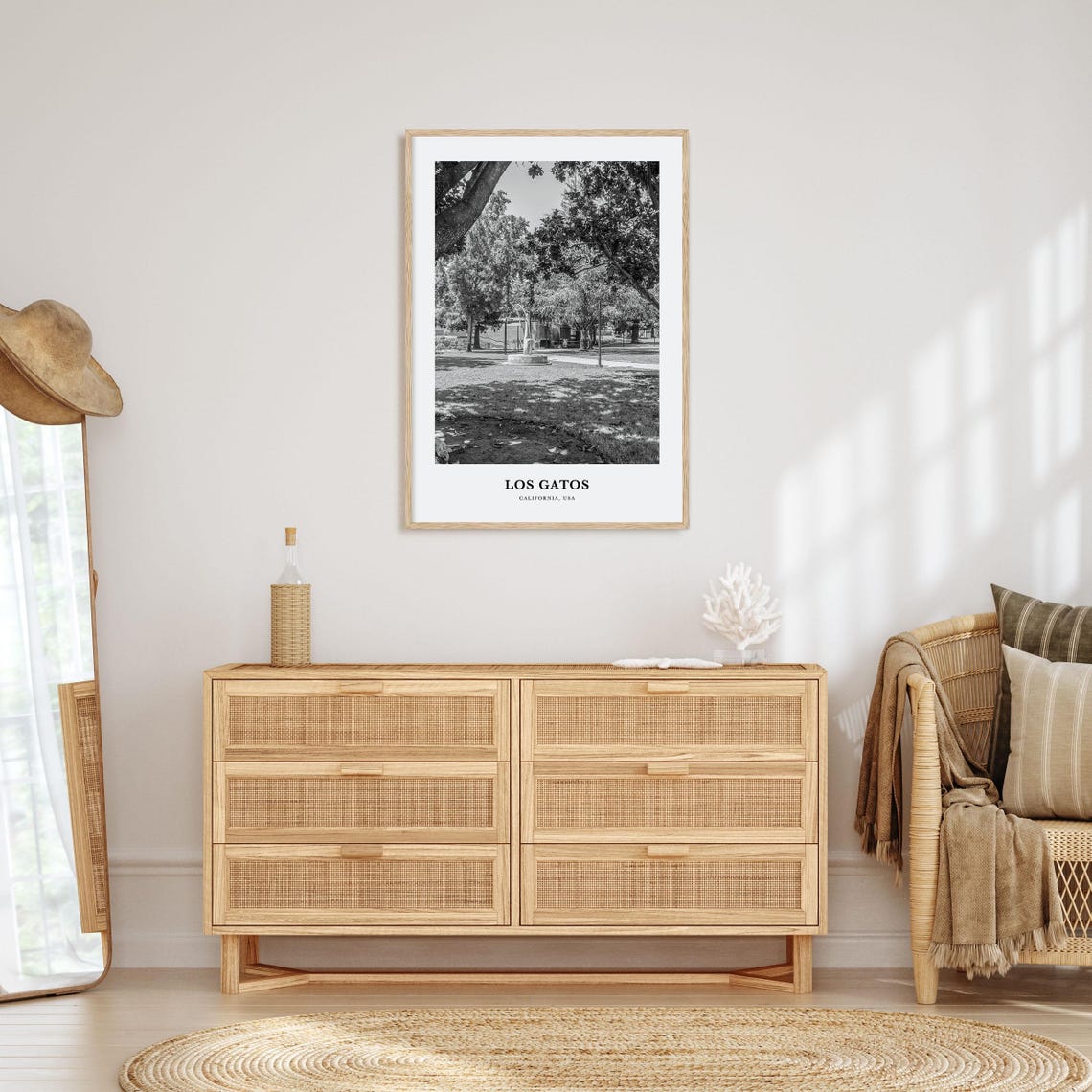 Los Gatos Wall Art Los Gatos Wall Decor Los Gatos Poster Los Gatos Home Decor Los Gatos Travel Gift Los Gatos Travel Print - Image 3