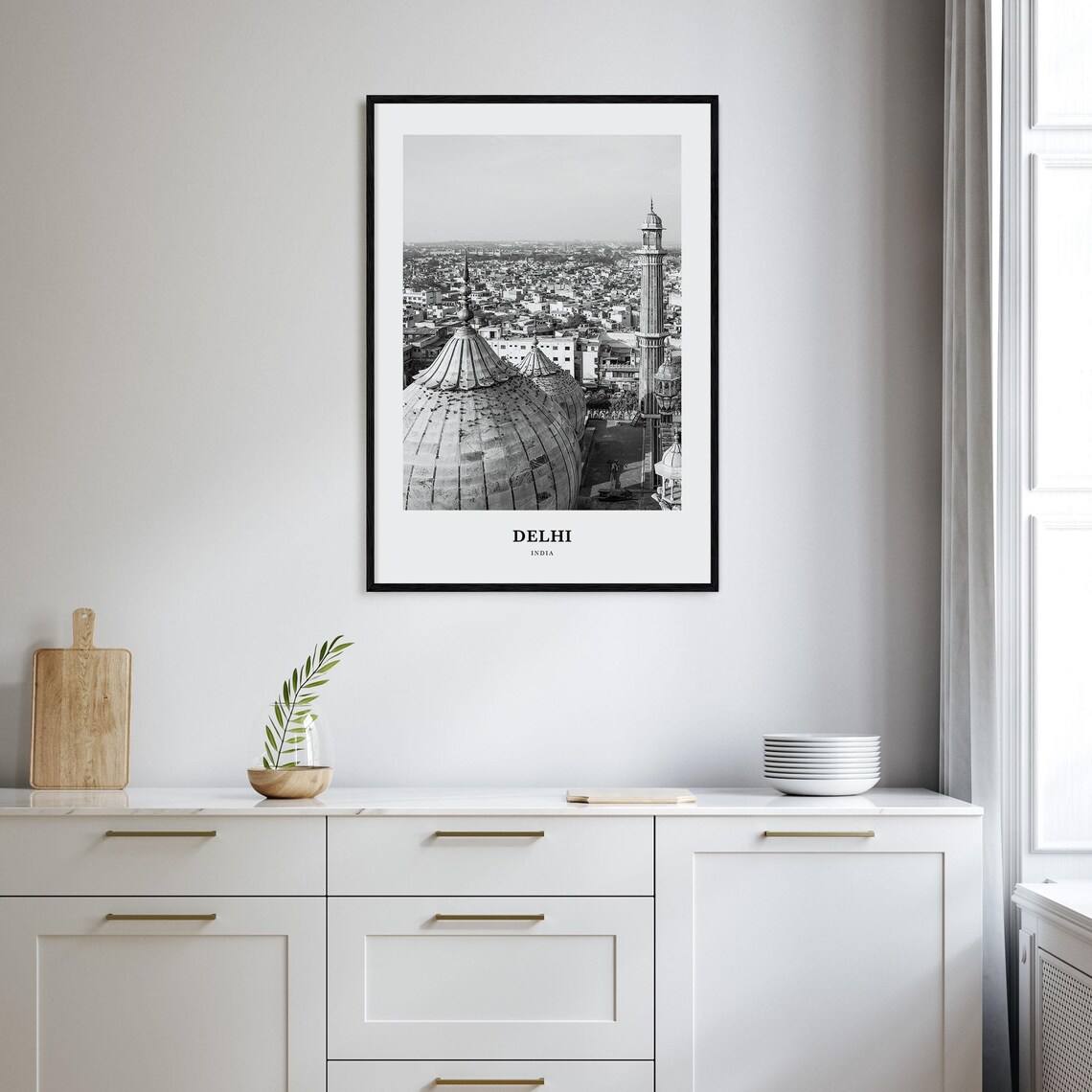 Delhi Wall Art Delhi Wall Decor Delhi Poster Delhi Home Decor Delhi Travel Gift Delhi Travel Print - Image 2