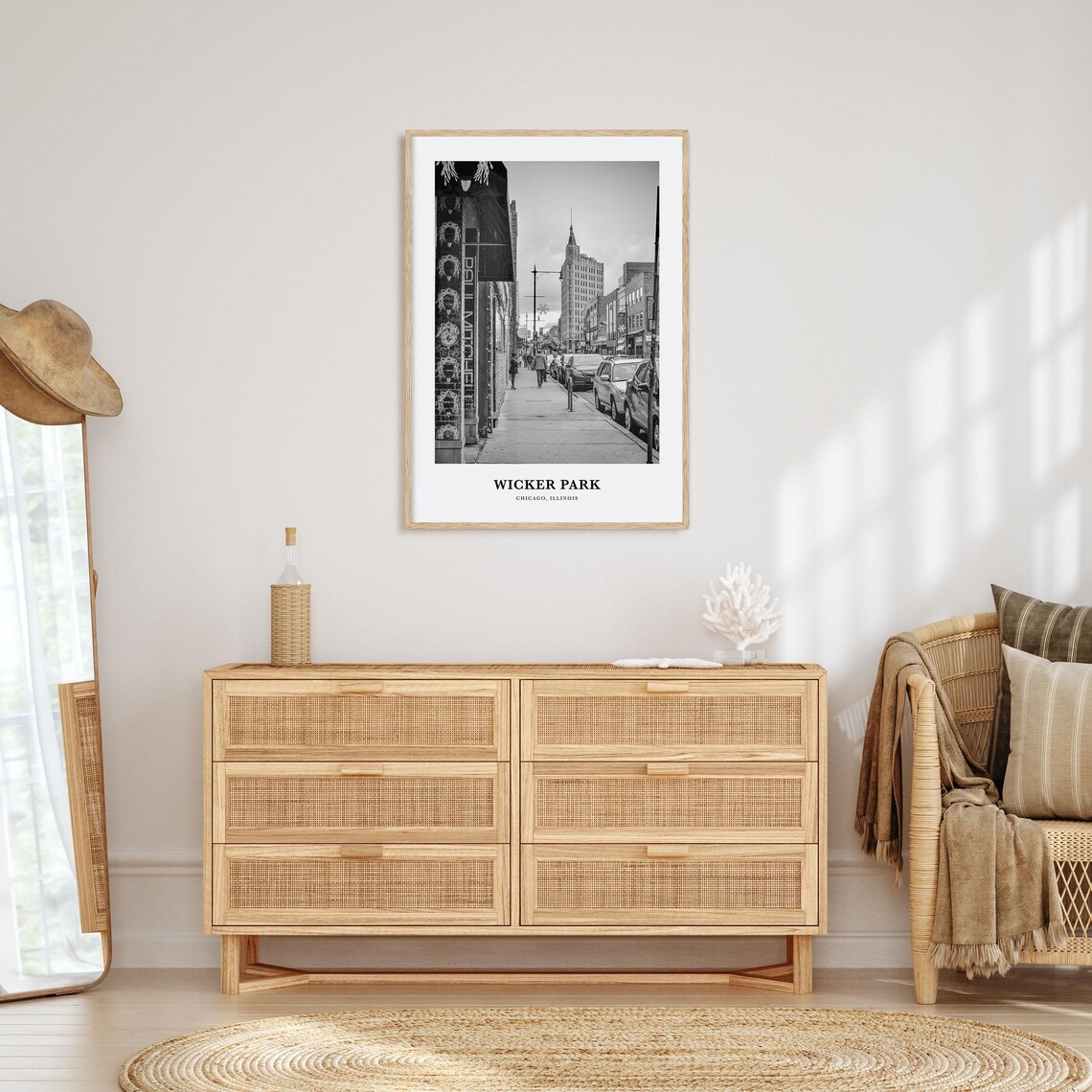 Wicker Park Chicago Black and White Street Photography Art Print - Image 3