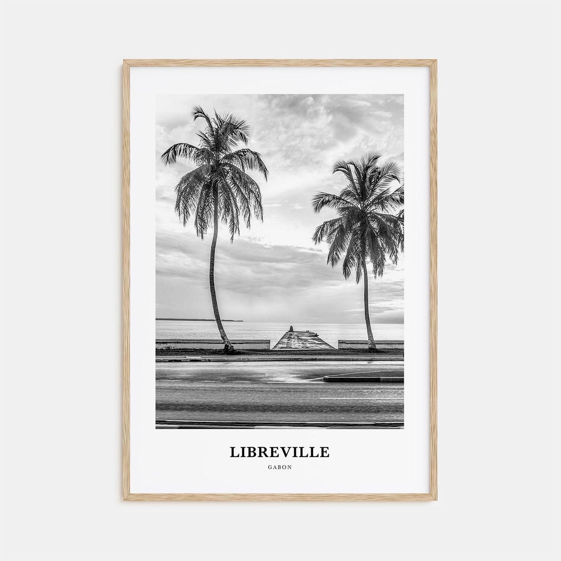 Libreville Wall Art Libreville Wall Decor Libreville Poster Libreville Home Decor Libreville Travel Gift Libreville Travel Print