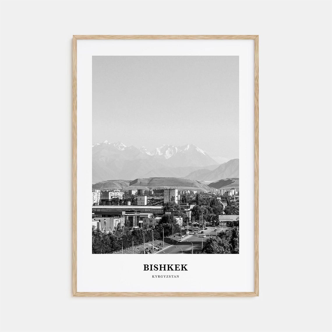 Bishkek Wall Art Bishkek Wall Decor Bishkek Poster Bishkek Home Decor Bishkek Travel Gift Bishkek Travel Print