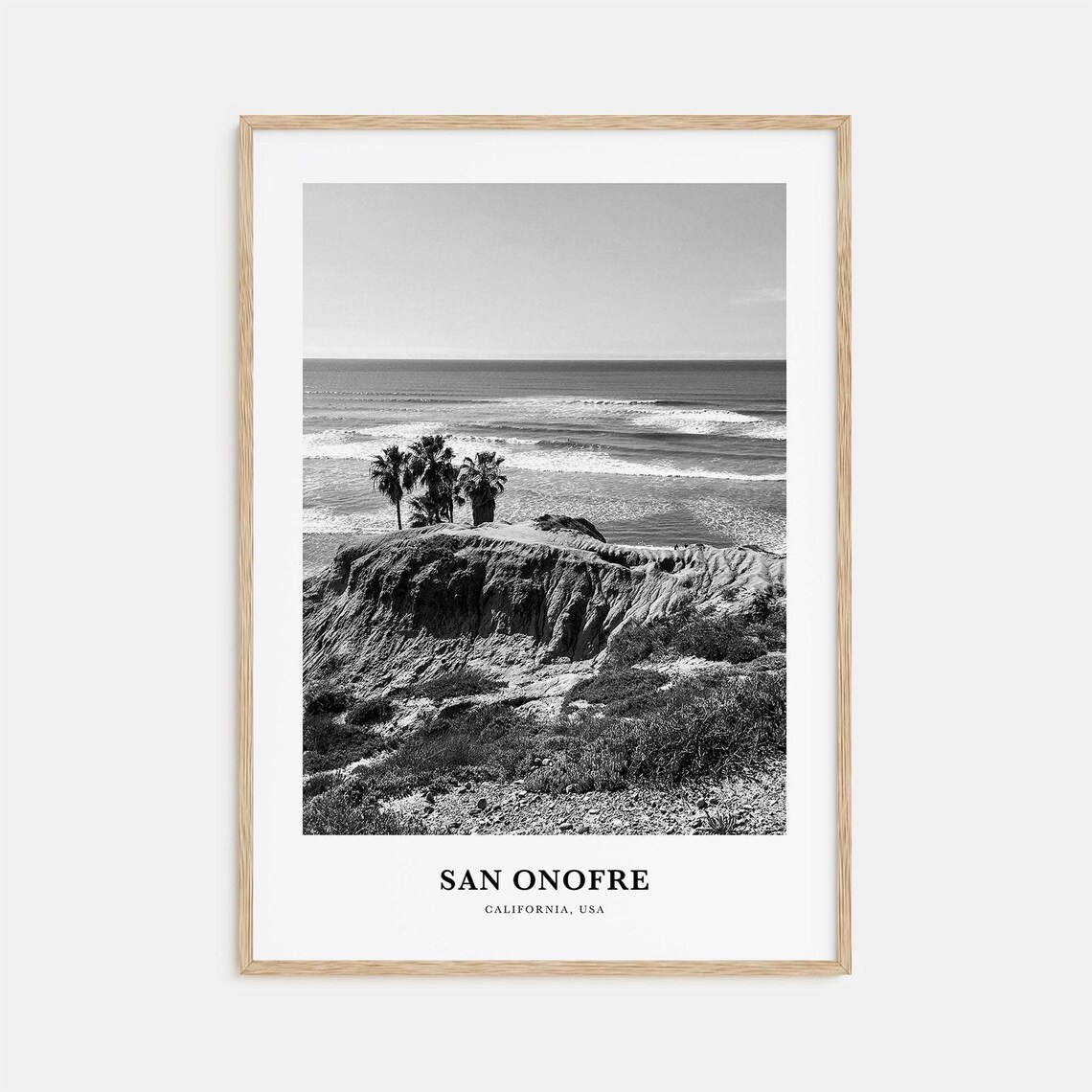 San Onofre Wall Art San Onofre Wall Decor San Onofre Poster San Onofre Home Decor San Onofre Travel Gift San Onofre Travel Print