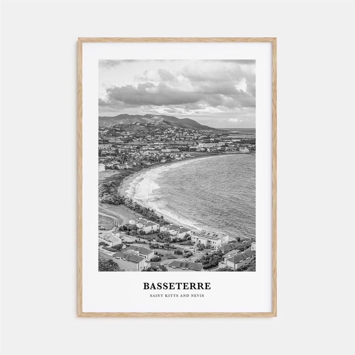 Basseterre Wall Art Basseterre Wall Decor Basseterre Poster Basseterre Home Decor Basseterre Travel Gift Basseterre Travel Print