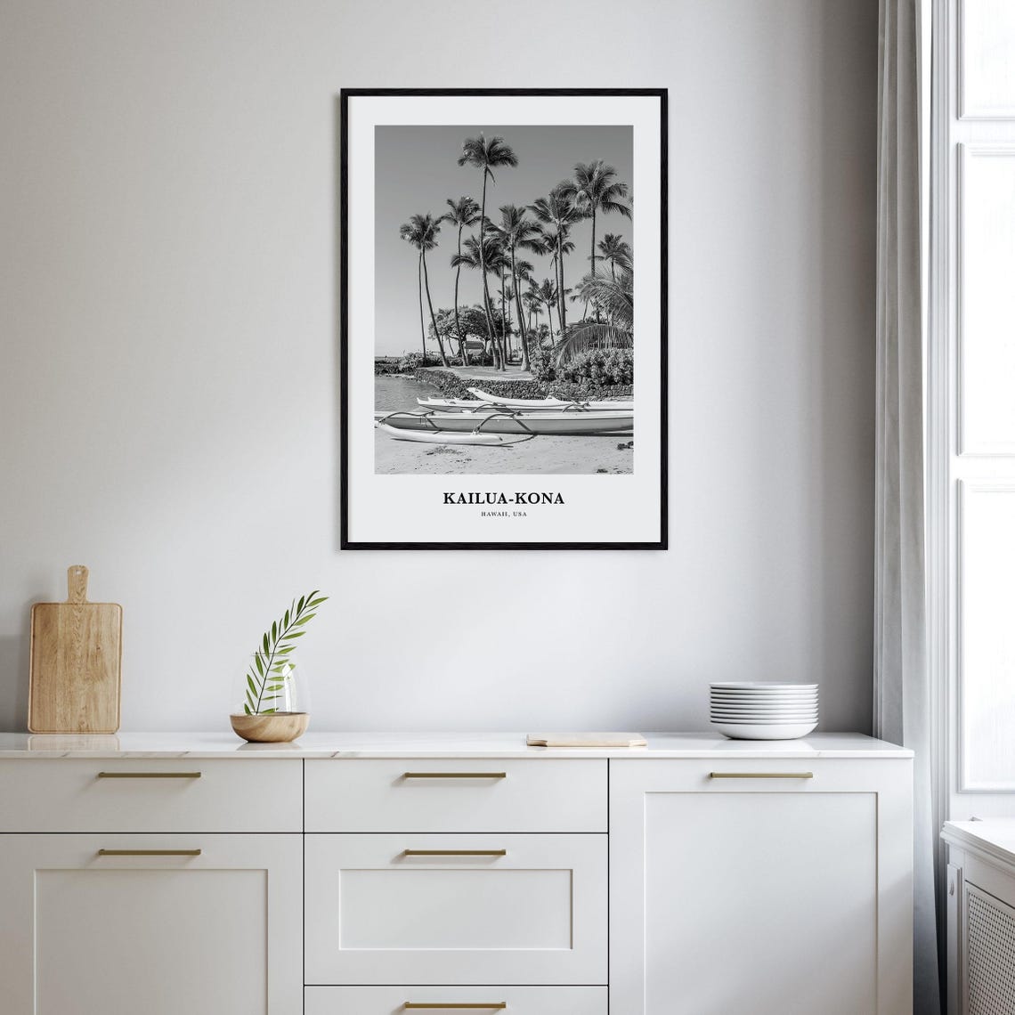Kailua Kona Wall Art Kailuakona Wall Decor Kailuakona Poster Kailuakona Home Decor Kailuakona Travel Gift Kailuakona Travel Print - Image 2