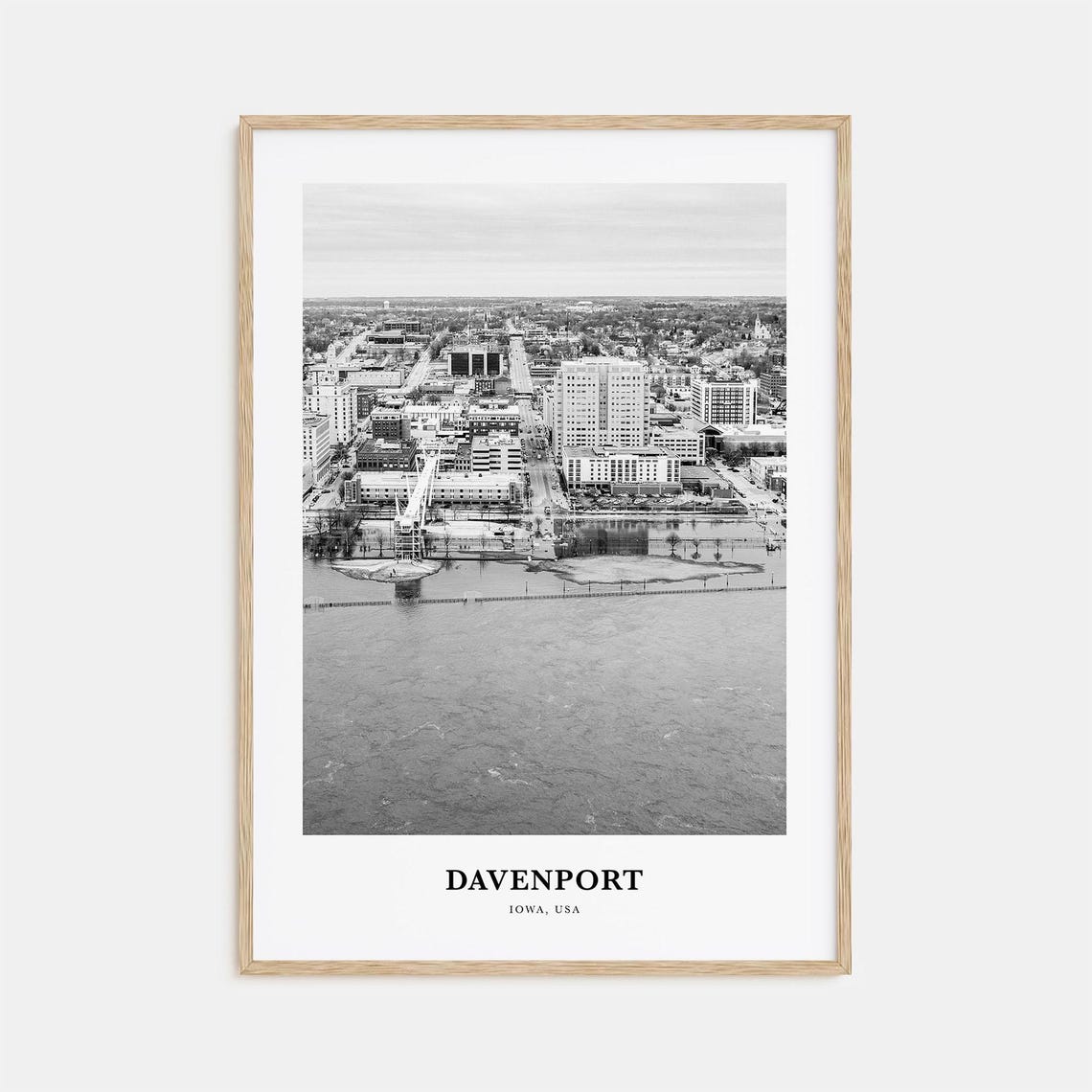 Davenport Wall Art Davenport Wall Decor Davenport Poster Davenport Home Decor Davenport Travel Gift Davenport Travel Print