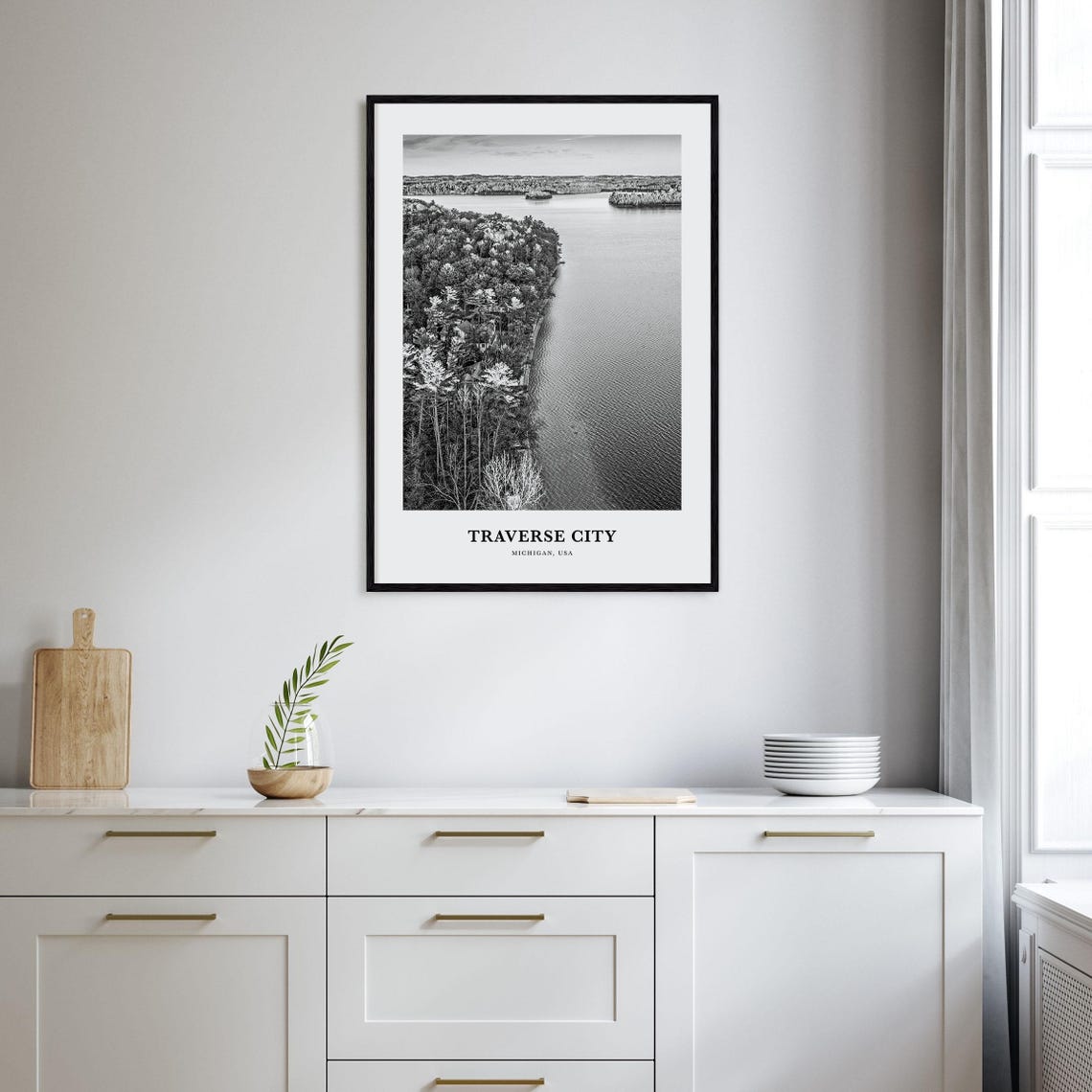 Traverse City Wall Art Traverse City Wall Decor Traverse City Poster Traverse City Home Decor Traverse City Travel Gift Travel Print - Image 2