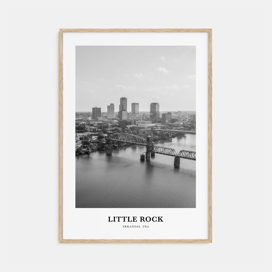 Little Rock Wall Art Little Rock Wall Decor Little Rock Poster Little Rock Home Decor Little Rock Travel Gift Little Rock Travel Print