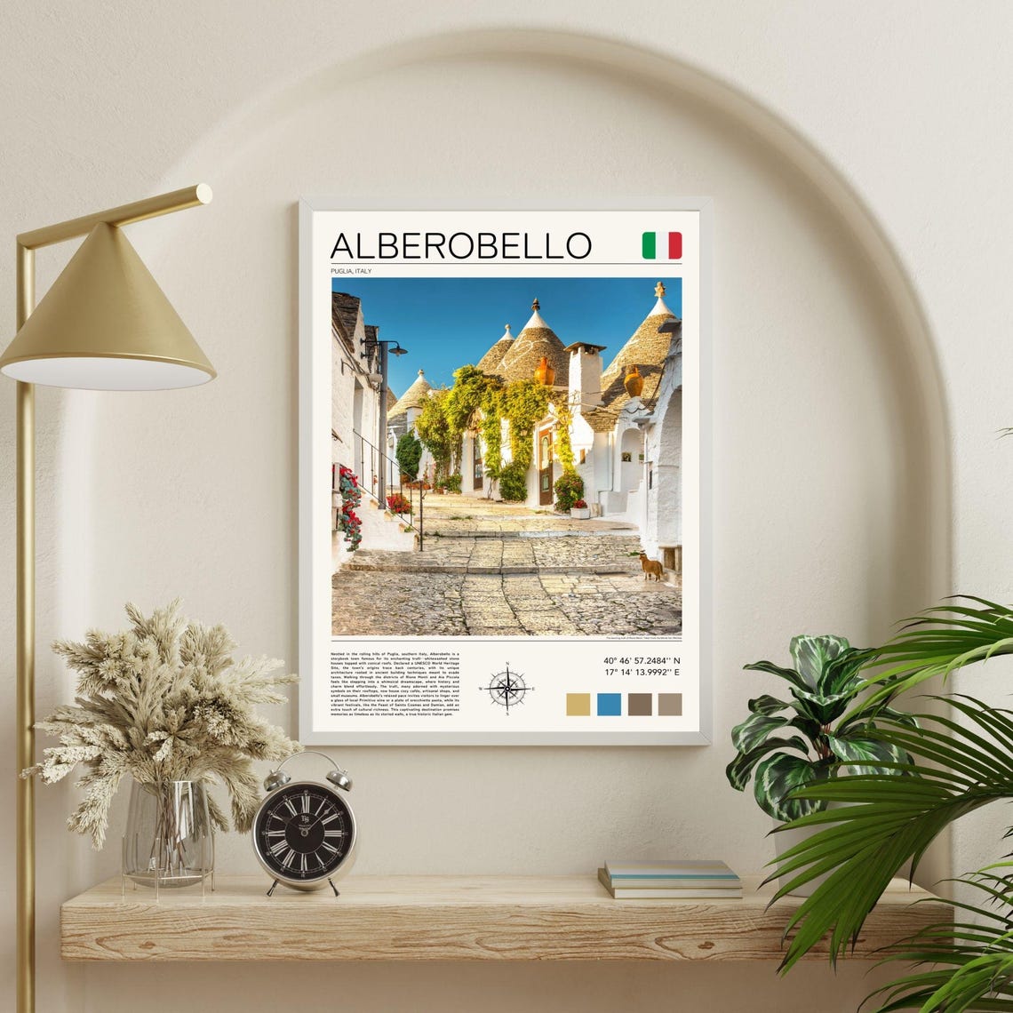 Alberobello Print Alberobello Wall Art Alberobello Trulli Houses Alberobello Puglia Poster Alberobello Rione Monti Puglia Travel Print - Image 2