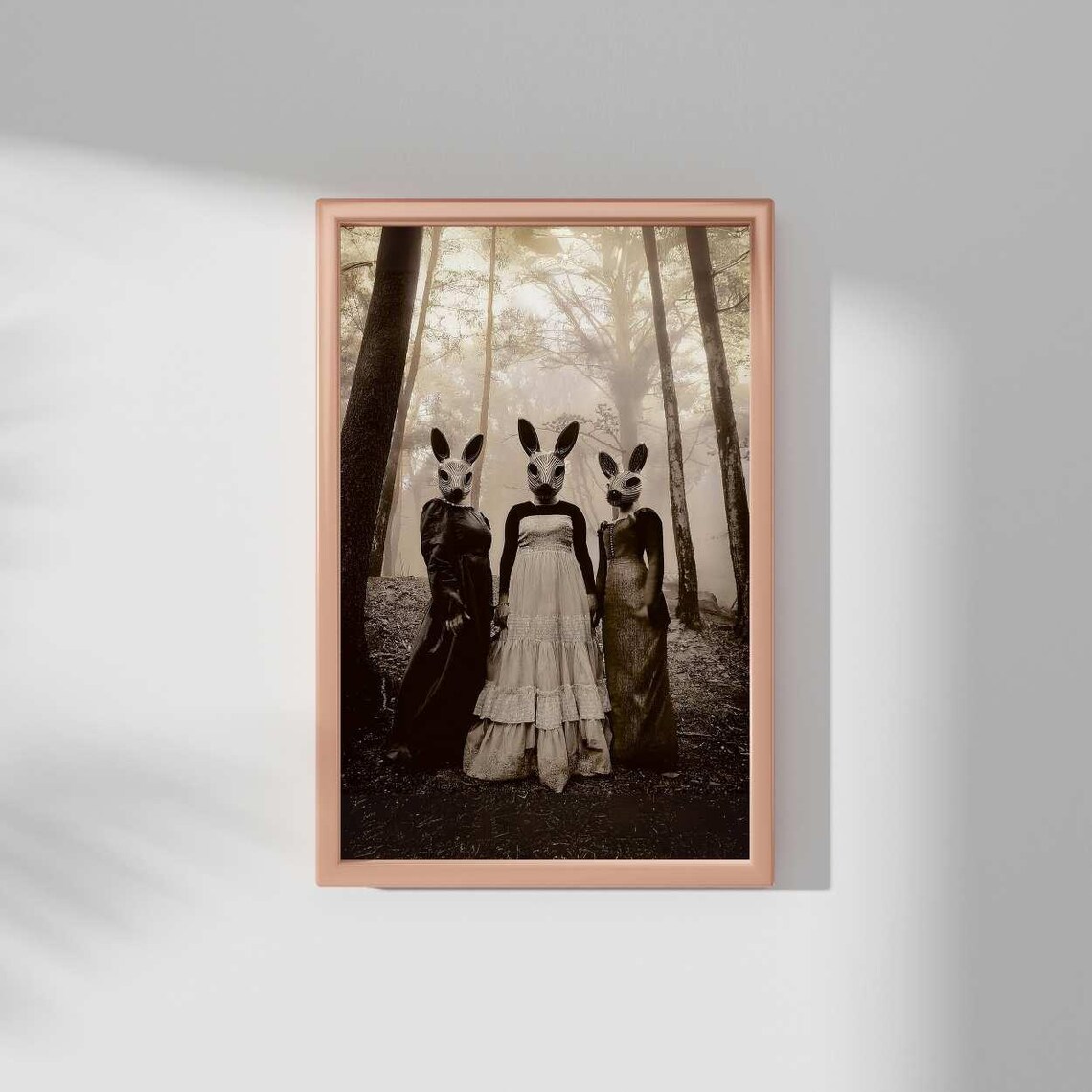 Rabbit Cult Of The Forest, Vintage Gothic Poster - Image 5