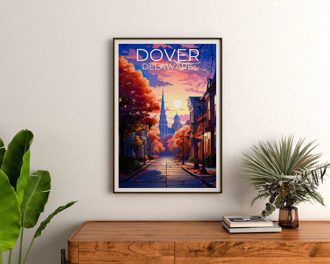 Dover Delaware Travel Poster, Delaware Art Print - Image 3