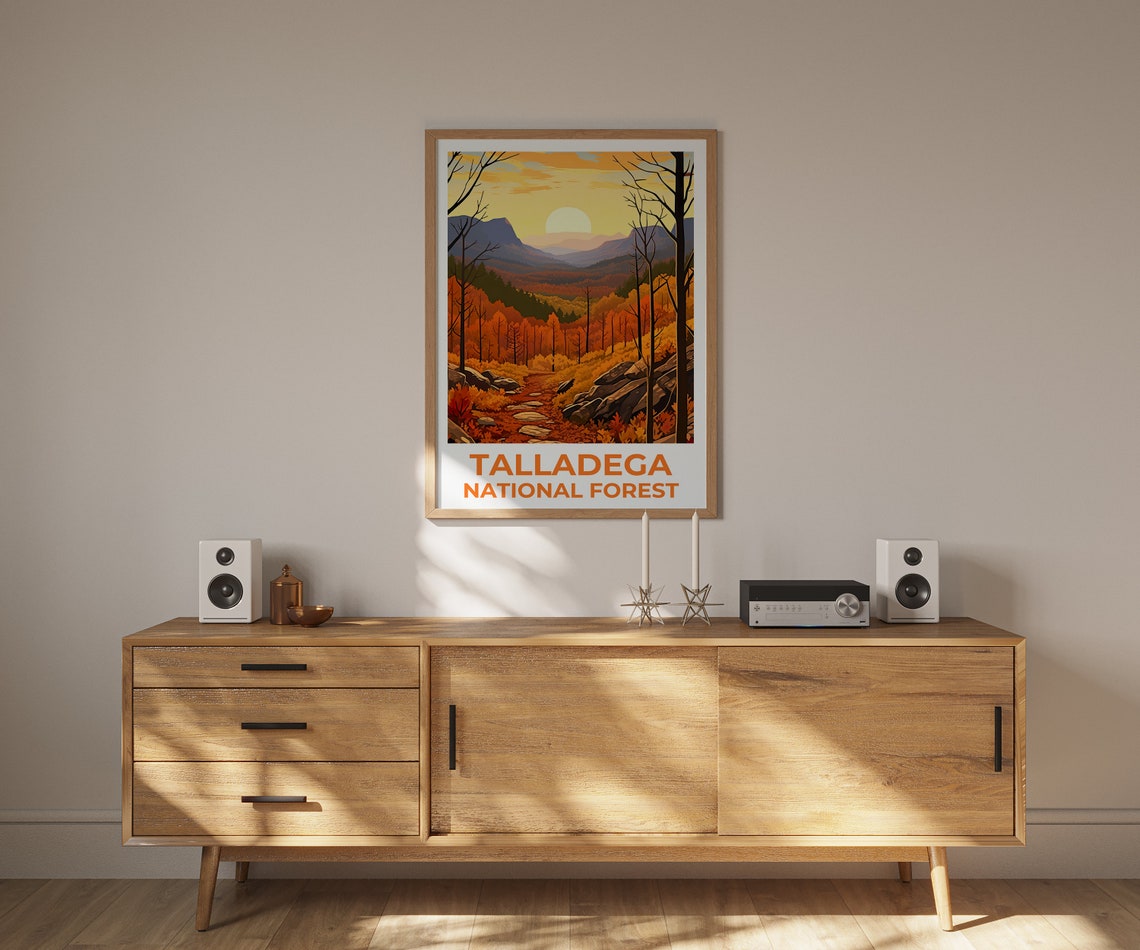 Lake Superior Rocky Shoreline Sunset Calm Waters North Travel Poster - Image 4
