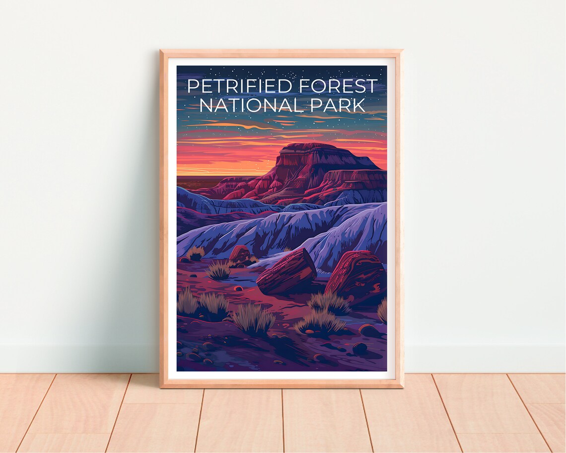 Petrified Forest National Park Arizona Travel Poster - Image 4