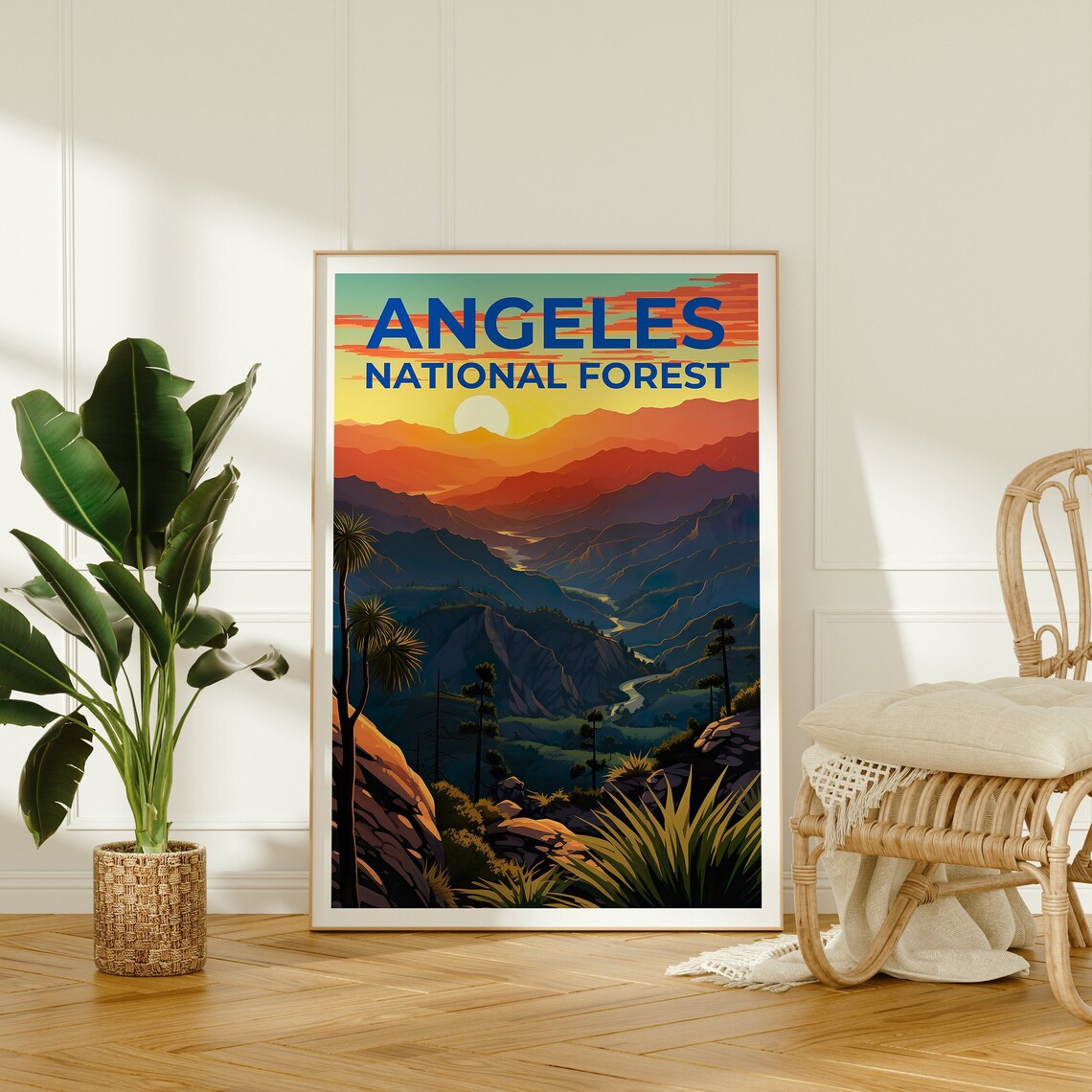 Angeles National Forest, California Travel Poster - Image 2