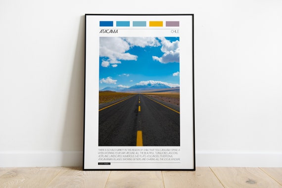 Atacama Travel Print Atacama Photography Chile Travel Gift Atacama Wall Decor Chile Art Print Downloads
