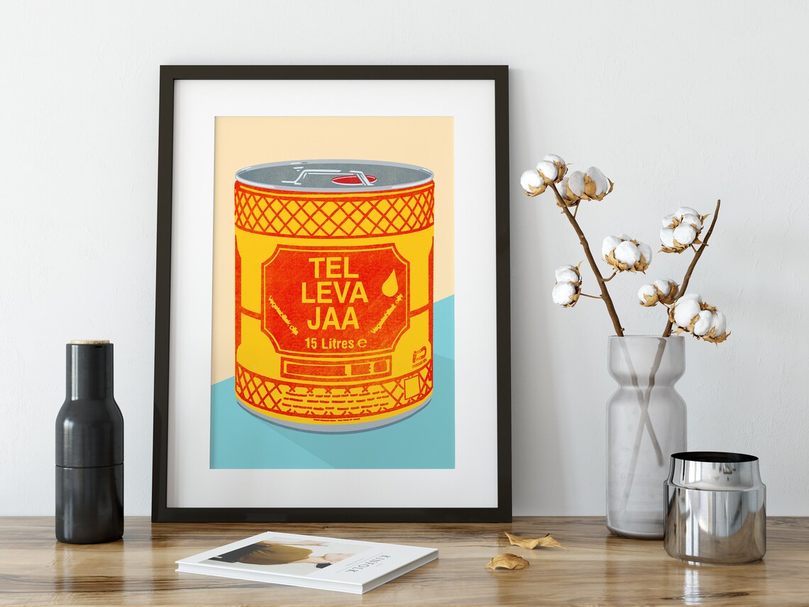 Indian Desi Wall Art - Tel Leva Jaa - Image 3