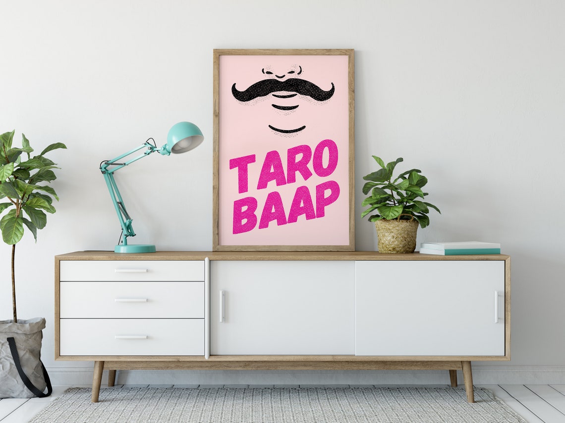 Indian Desi Poster, Taro Baap - Image 3