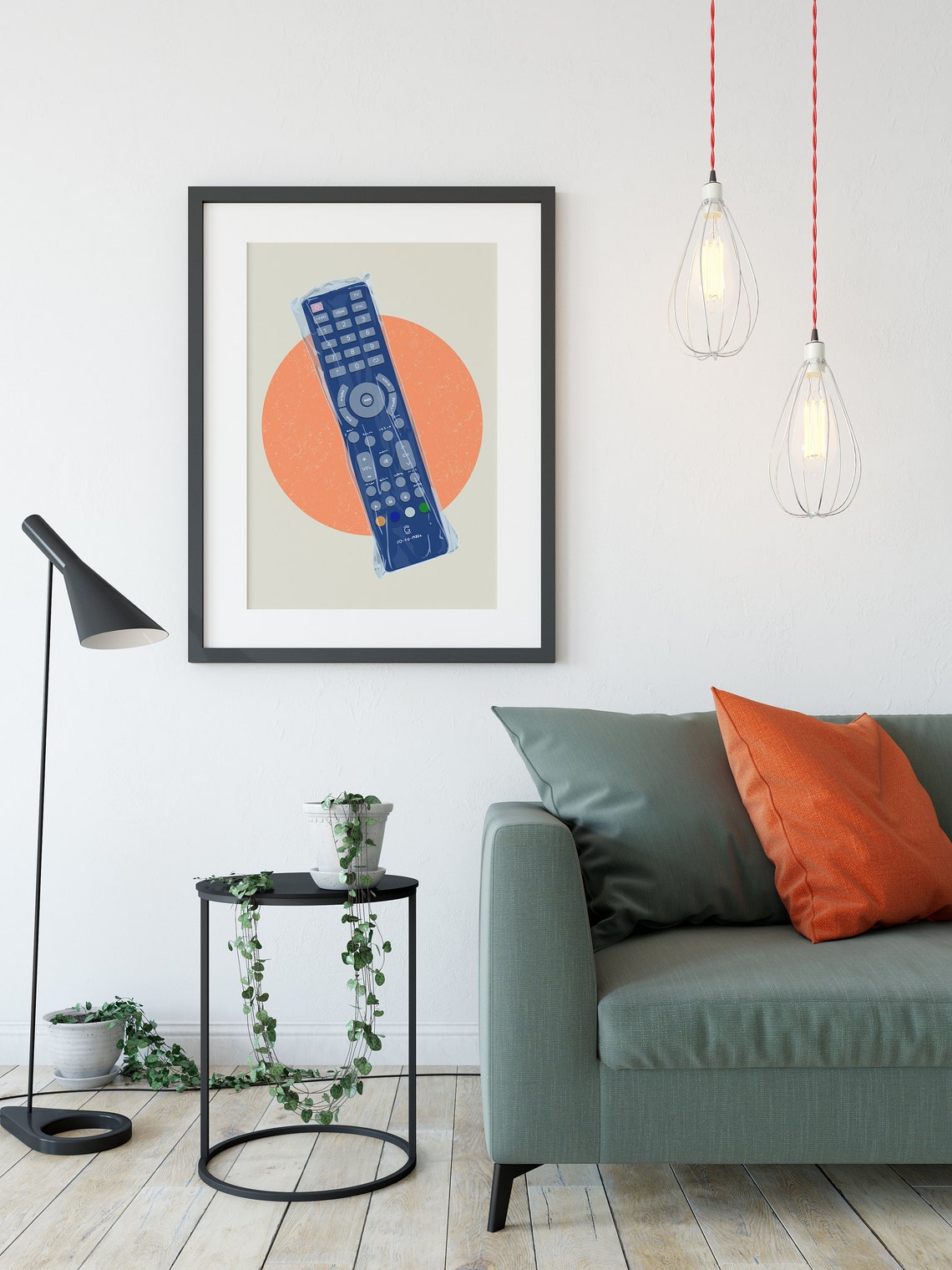 Indian Desi Wall Art Print, Remote - Image 3