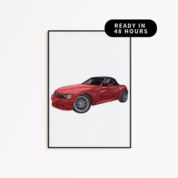 Custom Car Portrait - Personalized Art