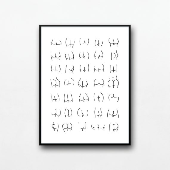 All Bums Welcome Bathroom Sign Art Print