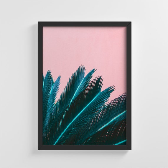 Palm Tree Leaves, Nature Art Print