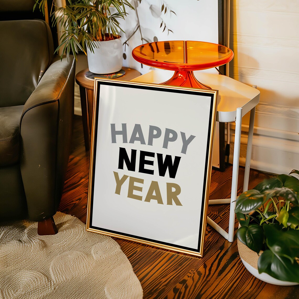 New Year 2025 Bundle Set of 8 Celebration Party Designs Poster - Image 2
