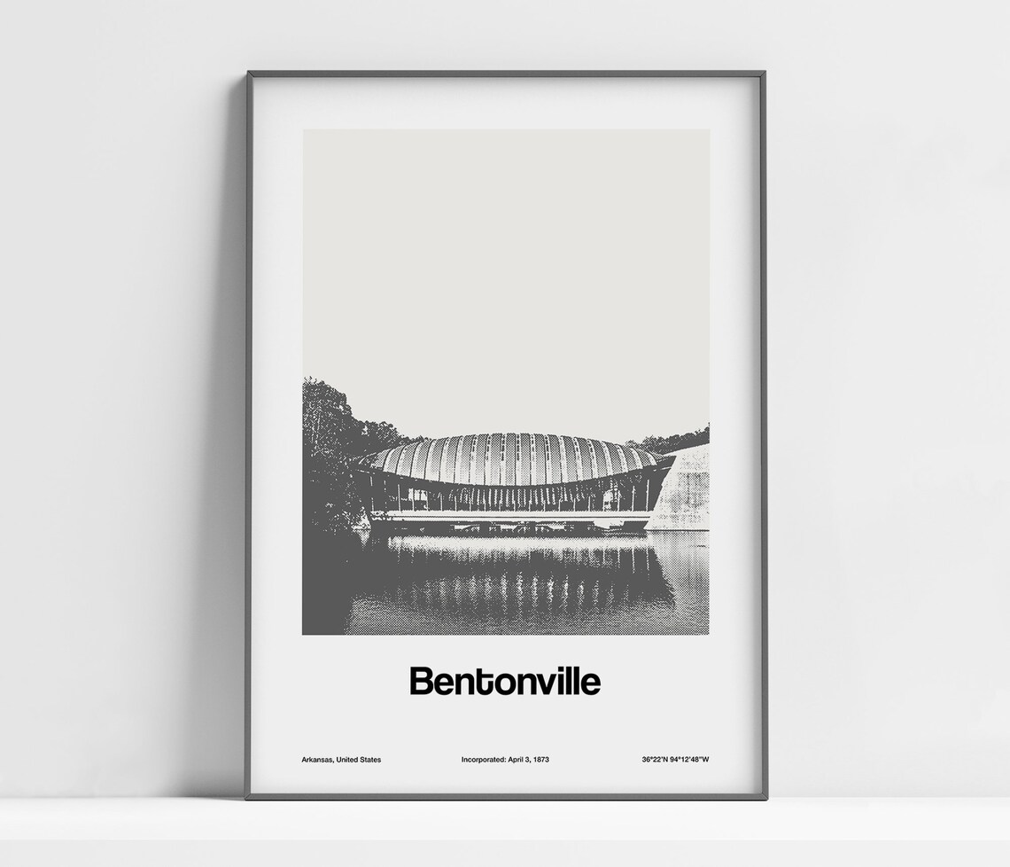 Bentonville Arkansas Crystal Bridges Museum Art Print