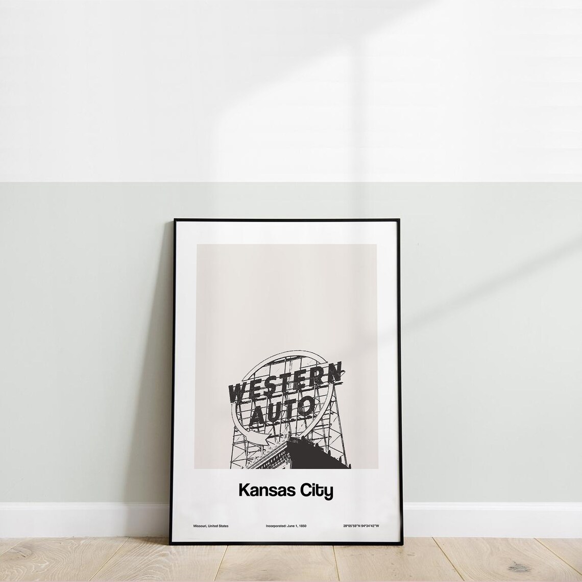 Kansas City Mo Western Auto Building Poster Print - Image 4