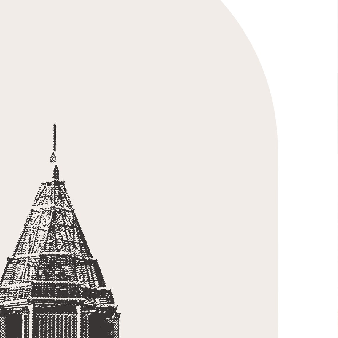 Atlanta Georgia Minimalist Travel Poster, Downtown Skyline - Image 3