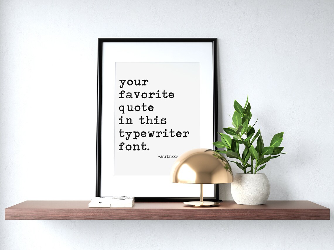 Custom Quote Poster, Personalized Wall Art - Image 4
