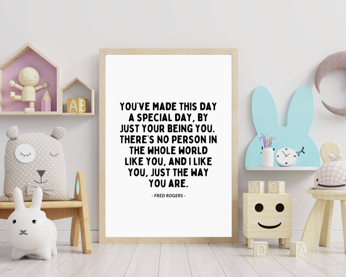 Mister Rogers Youve Made This Day Special Just The Way You Are Poster - Image 5