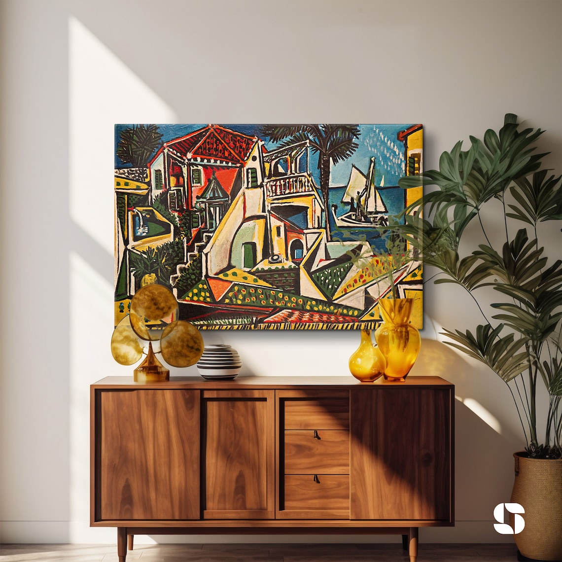 Pablo Picasso Mediterranean Landscape Art Print