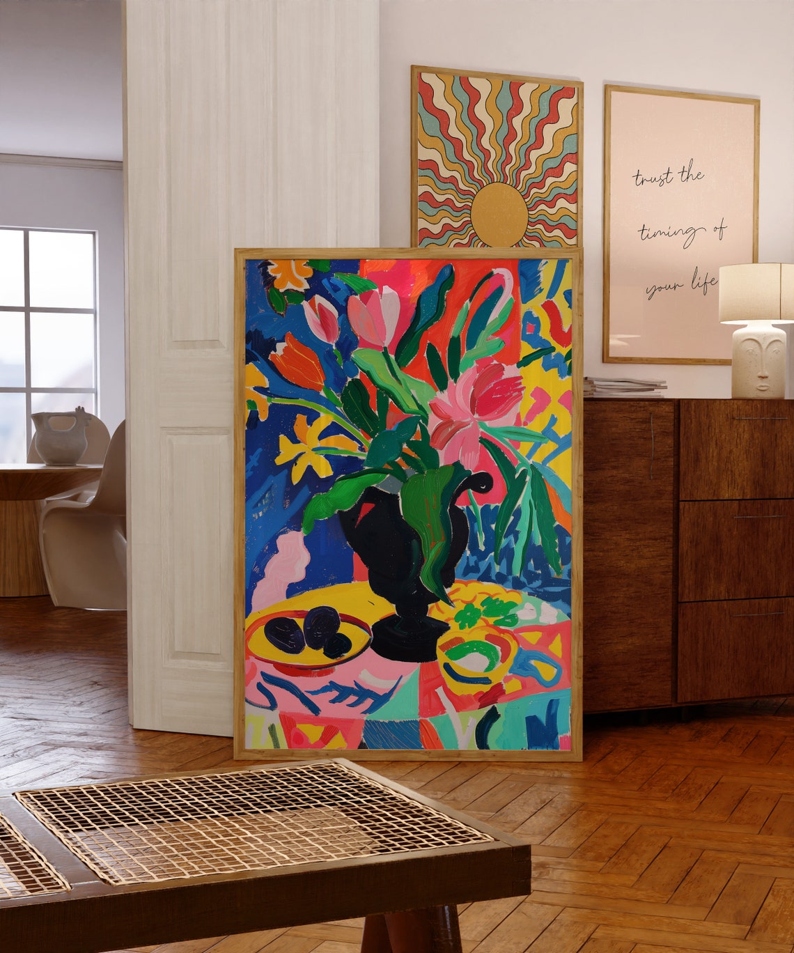 Matisse Print Vase Poster Mid Century Wall Art Exhibition Decor Landscape Art Inspired By Matisse - Image 6
