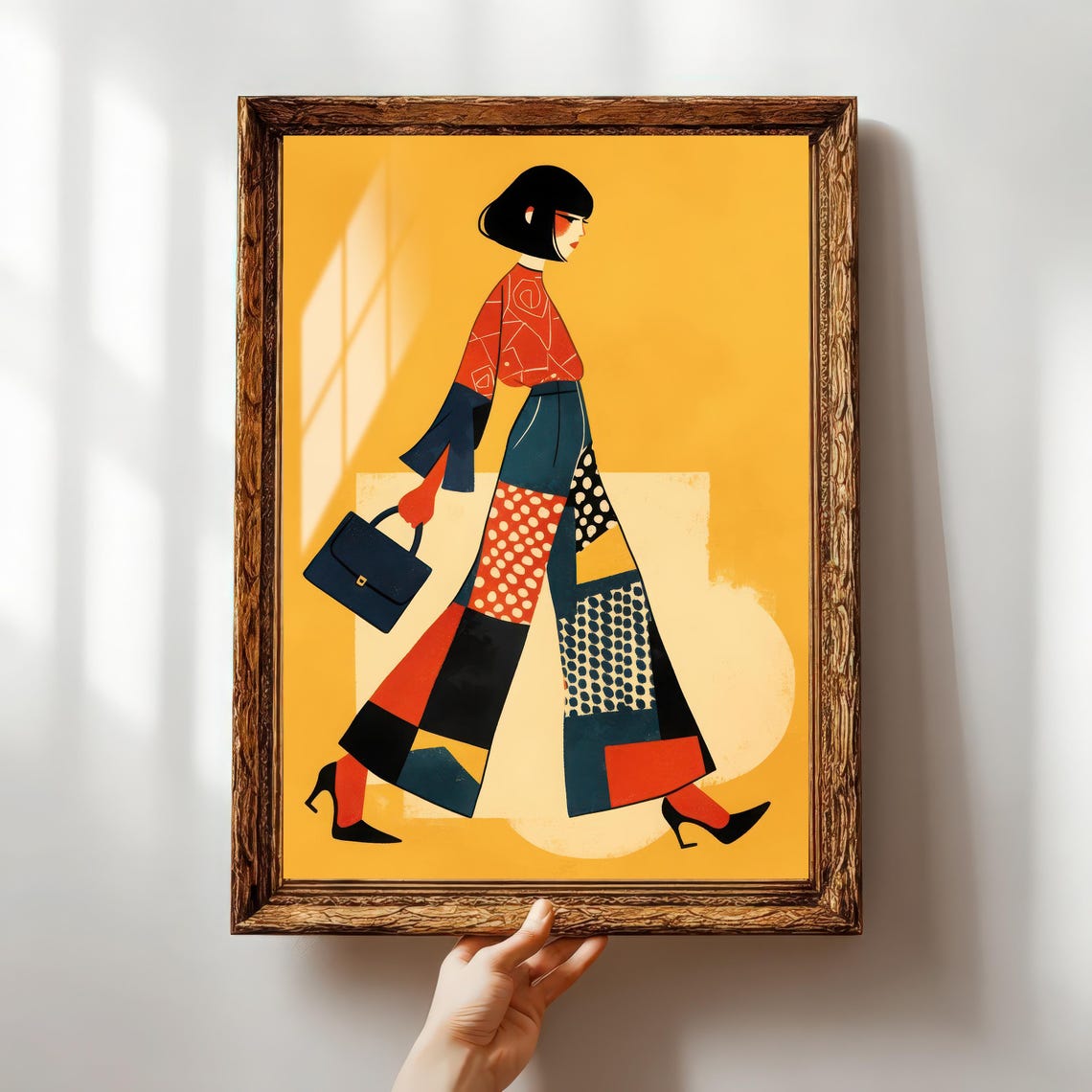 Fashion Woman Figure, Contemporary Statement Art - Image 2
