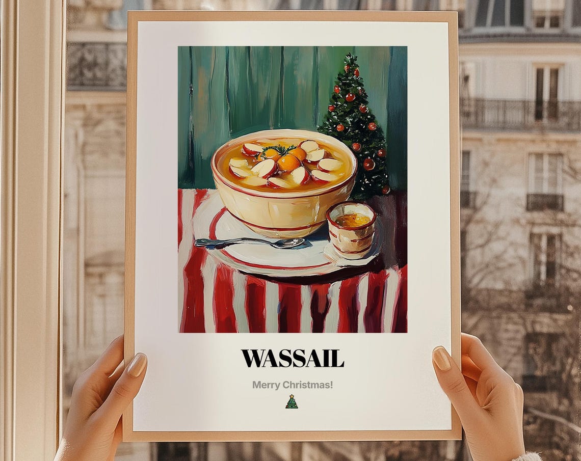 Wassail Christmas Drink Poster Print