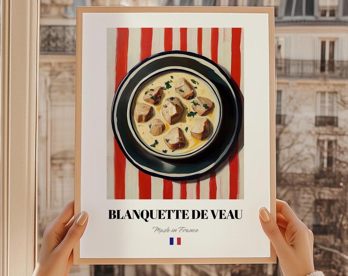 Confit De Canard French Food Poster Drinks Snack Bar Ideas For A Chef Art Kitchen Wall Ar