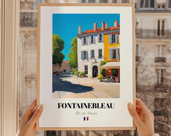Fontainebleau Ledefrance France Wall Decor Oil Painting Reproduction Poster Friend Gift Dorm