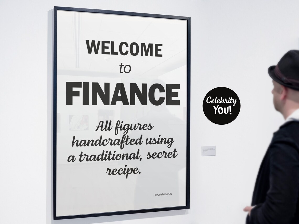 Welcome To Finance Funny Accountant Department Office Sign Poster - Image 2