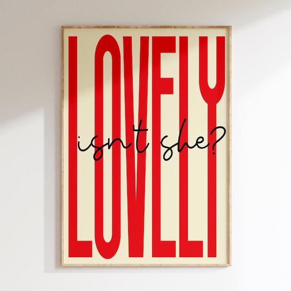Retro Wall Art Groovy Funky Poster Design Gifts For Her Or Him Colorful Vintage Prints