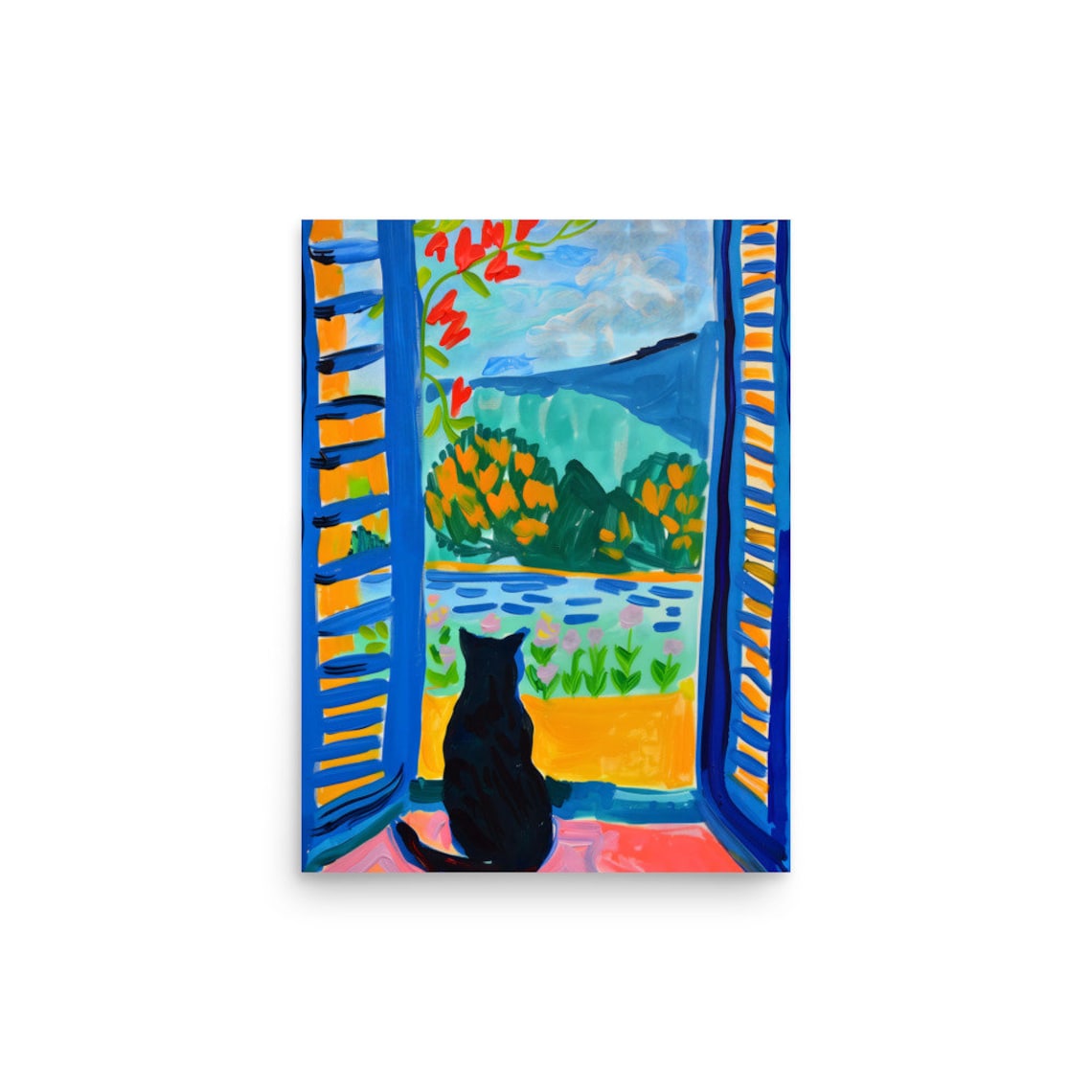 Matisse Cat Poster, Fauvism Modern Wall Art Print - Image 2