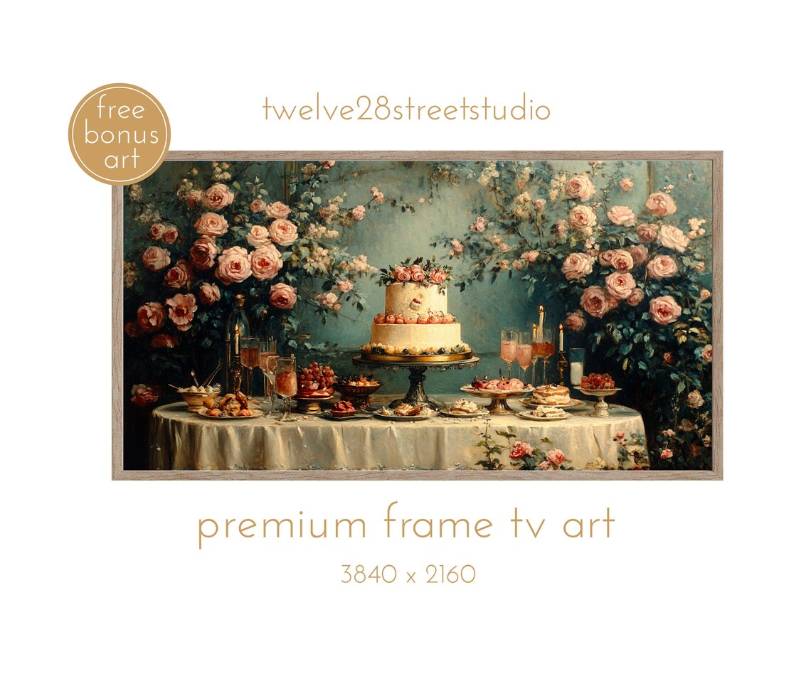 Vintage Birthday Art Print, Retro Celebration