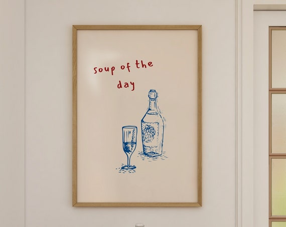 Soup The - Classic Travel Poster