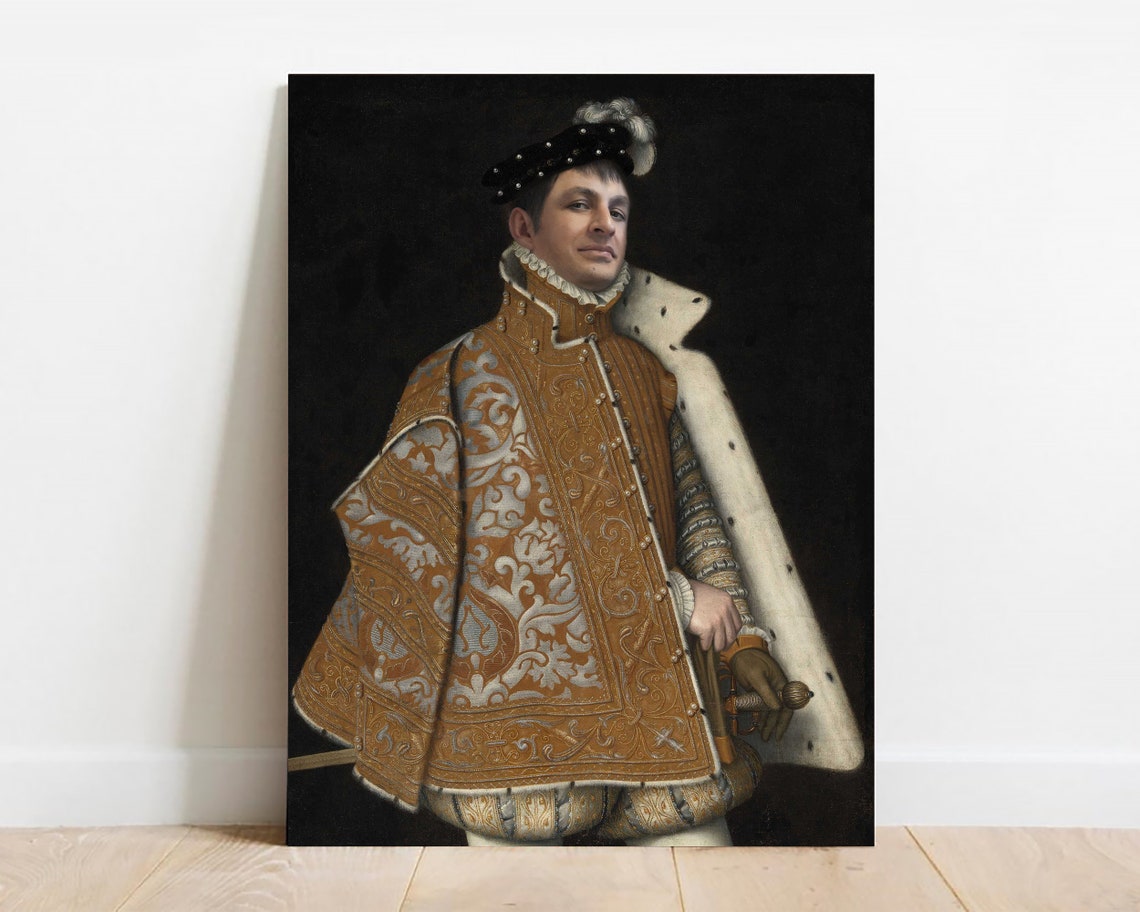 Custom Pharaoh Historical Portrait From Photo Egyptian King Art Poster - Image 3