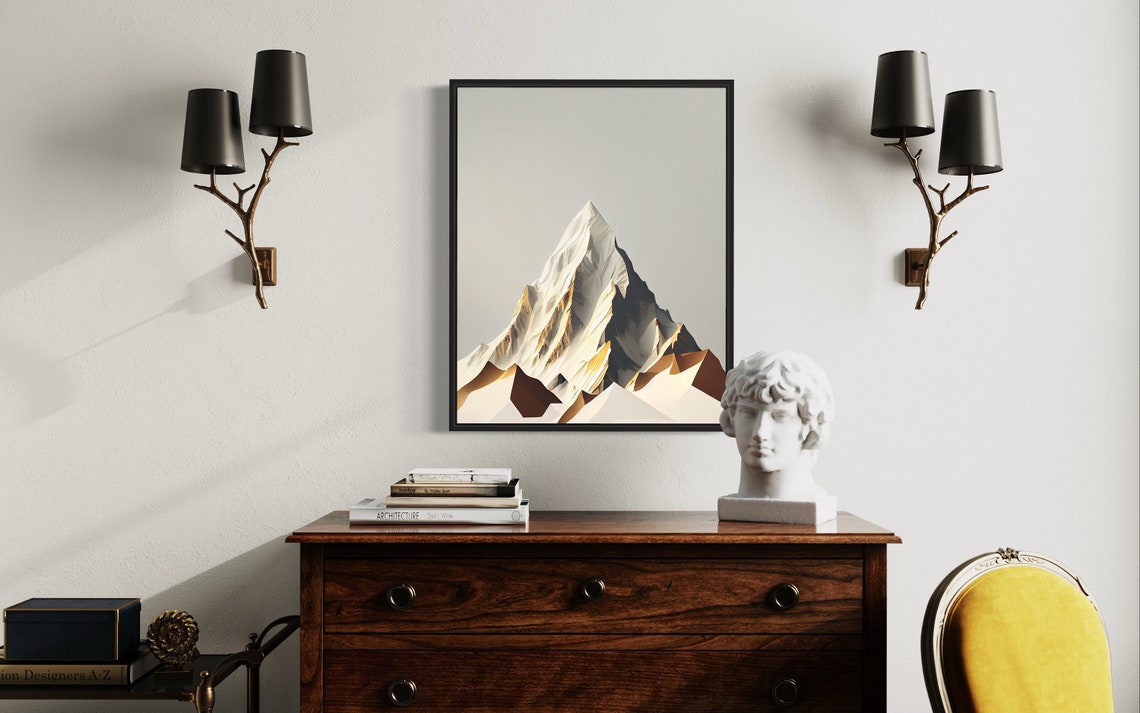 Mountain Minimalist Art Print - Image 3
