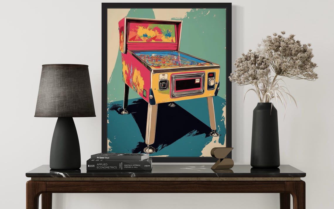 Pinball Machine Pop Art Poster - Image 2